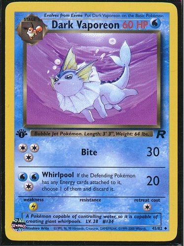 45 Dark Vaporeon